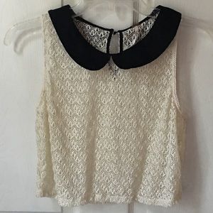 Free People | “Peter Pan lace Top”